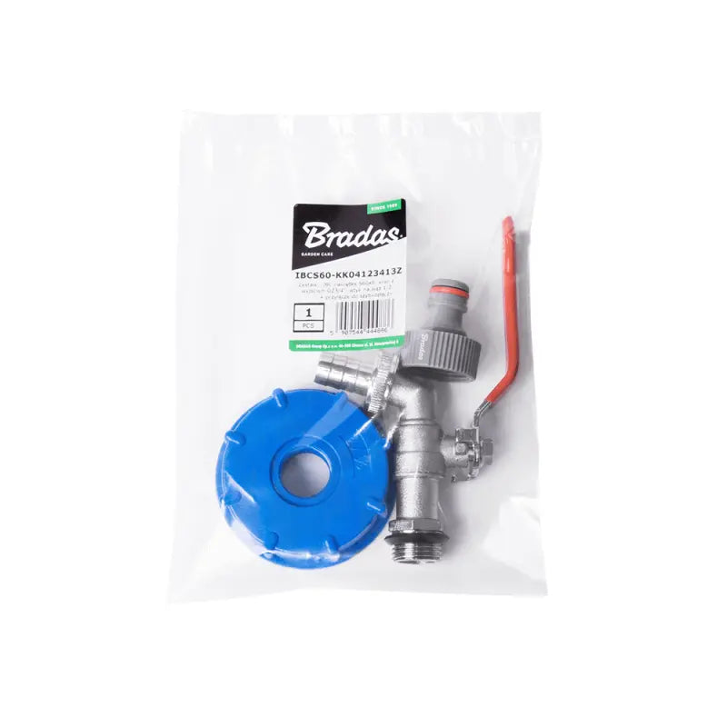 Bradas Set - IBC-adapter S60x6 en Kraan | Installatie-shop.nl