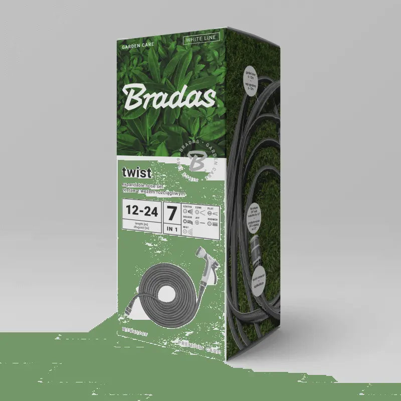 Bradas Tuinset TWIST SLANG 12m - 24m - Uitrekbaar Installatie-shop.nl