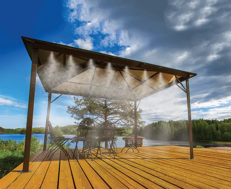 Verkoeling voor je Buitenruimte met Bradas WHITE LINE Tuinwatermist