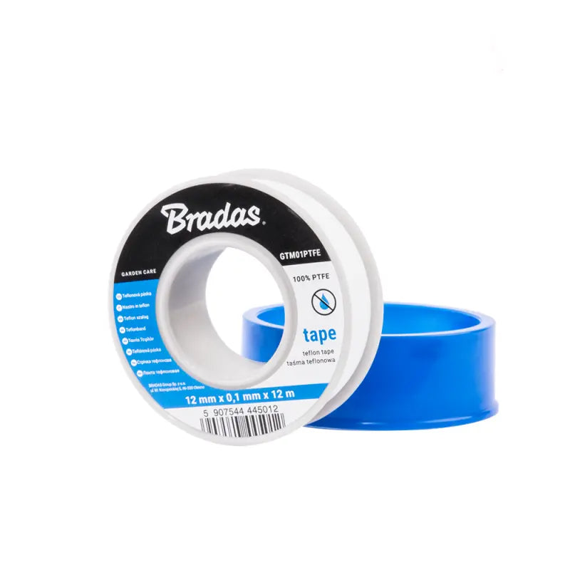 Bradas PTFE Teflon Tape: 12mm x 0,1mm x 12m - Installatie-shop.nl