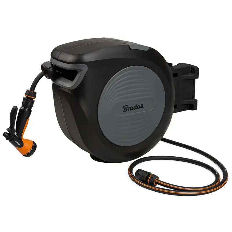 Bradas BLACK LINE Wandslangenbox - Automatisch oprolbare tuinslang