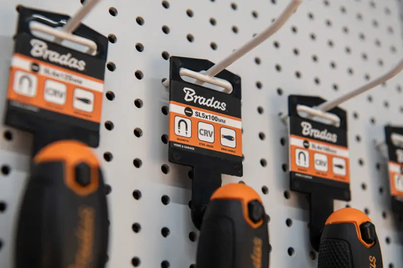 Bradas platte schroevendraaier 125mm voor huis en garage verkrijgbaar bij Installatie-shop.nl