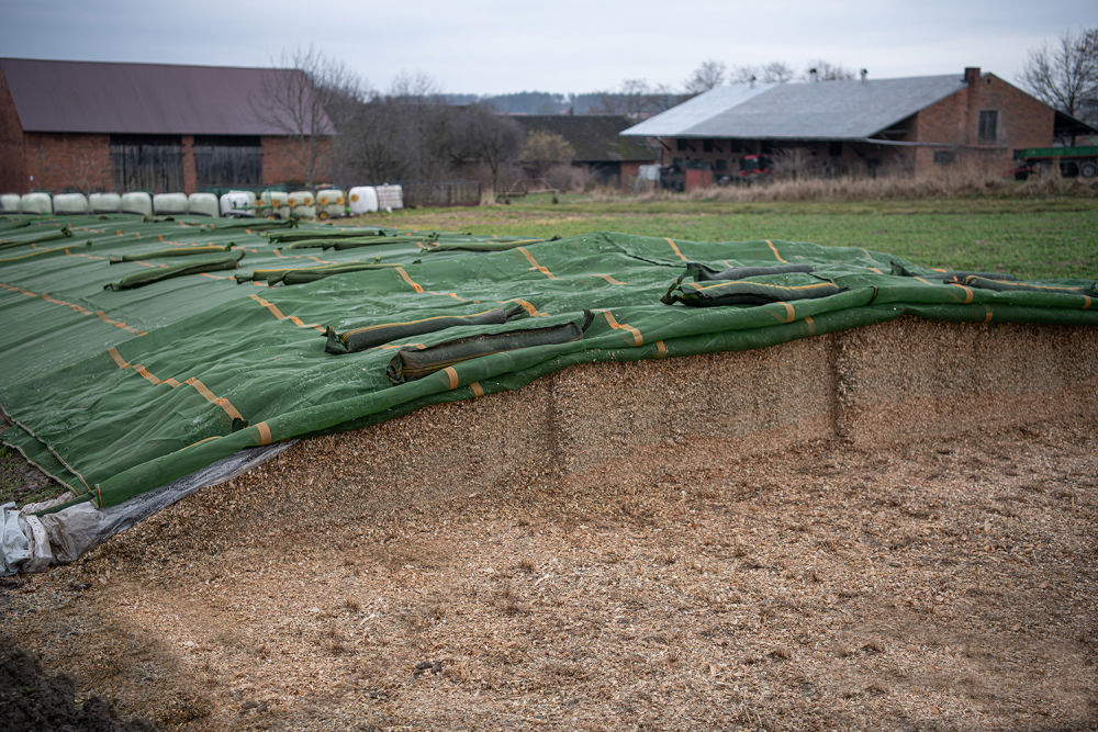 Detail van Bradas zandslurf, milieuvriendelijk en met sluitband.