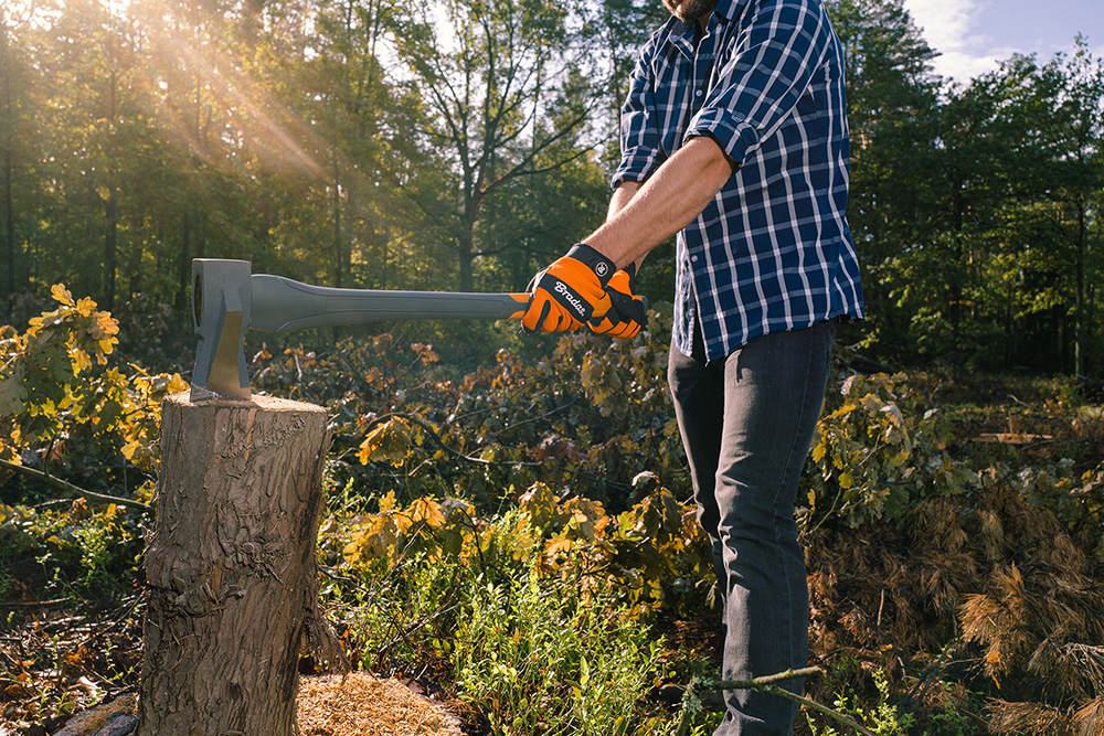 Bradas Splijtbijl - glasvezel steel - 1000g