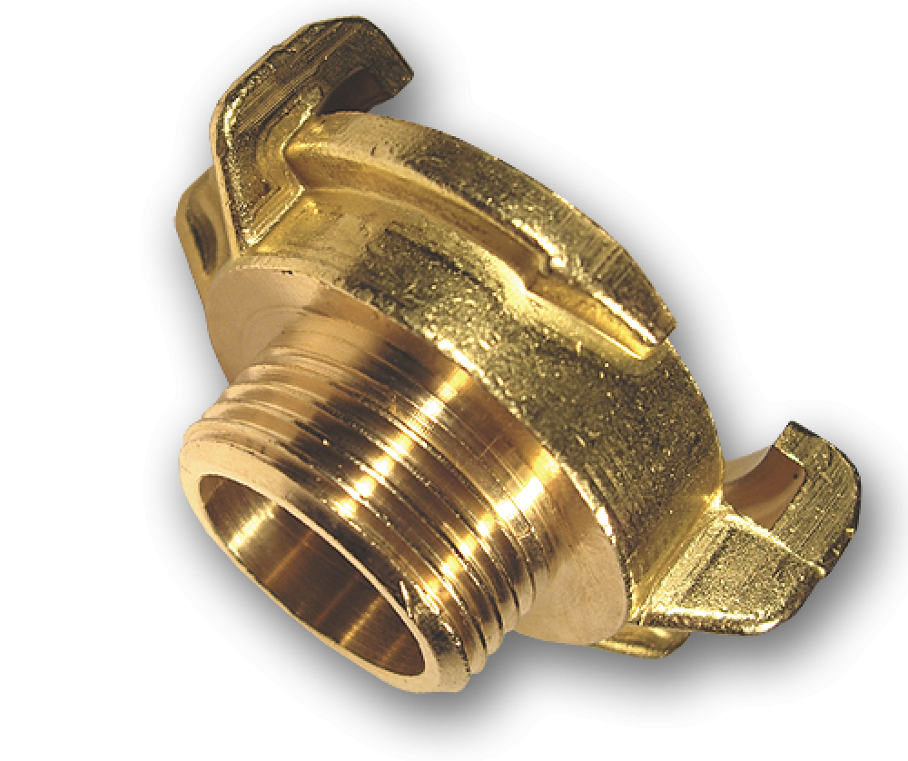 Geka snelkoppeling 3/4" buitendraad van messing voor betrouwbare slangverbinding