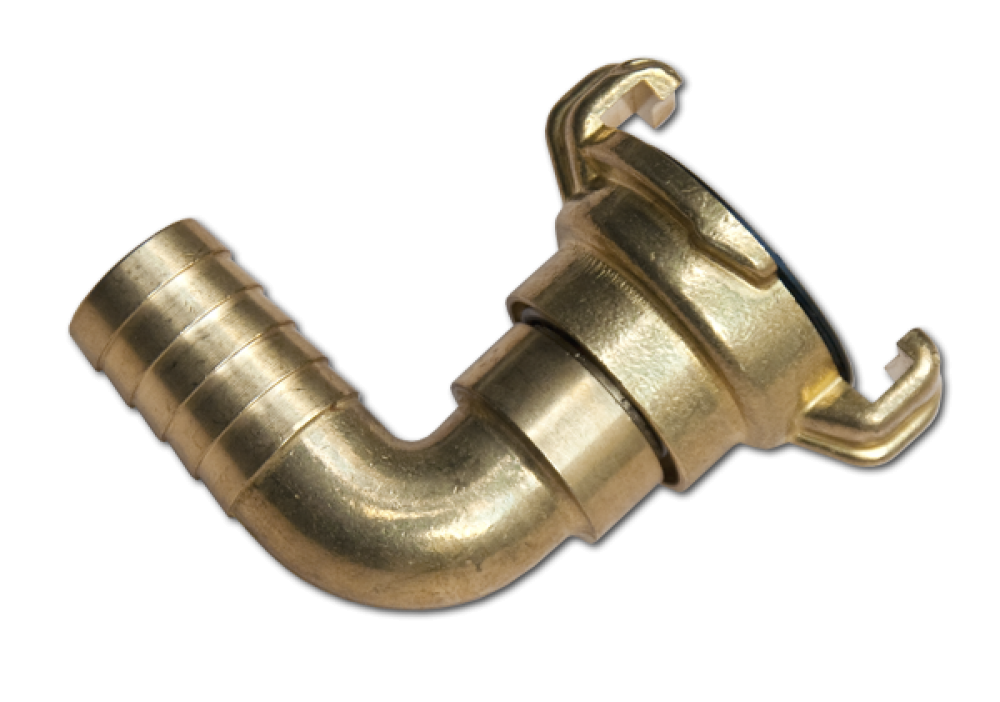 Bradas Geka imitatie 3/8" messing bocht