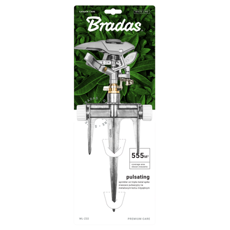 Sectorsproeier van Bradas met verstelbare sproeihoek en stabiele grondpin