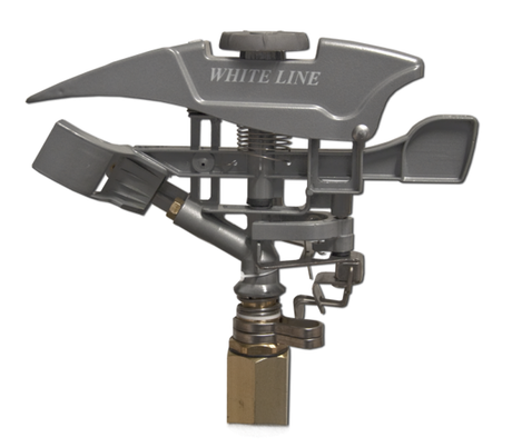 Bradas TRITON XL metalen sectorsproeier met driepoot standaard en grondpennen voor stabiele bewatering