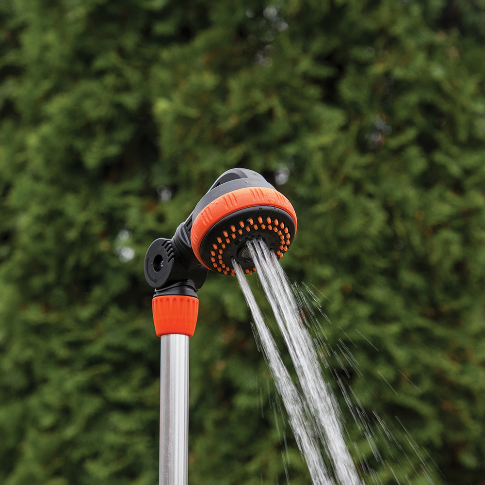 Compacte tuindouche met stevige prikpen