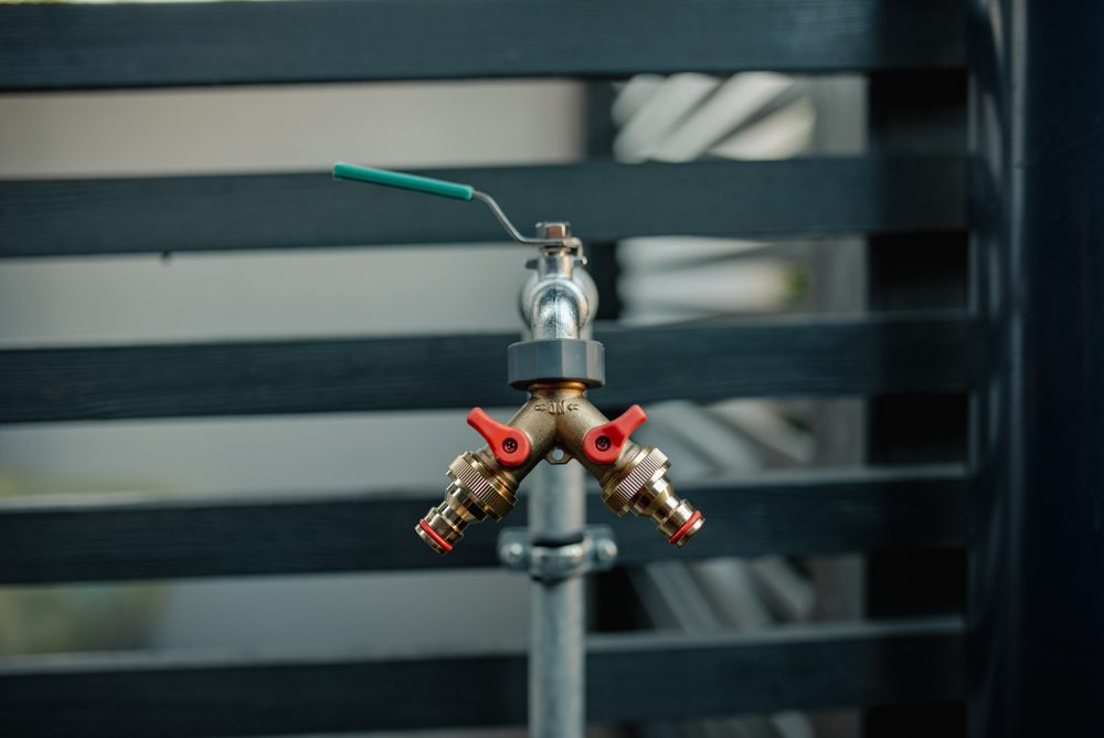 T-stuk met 3/4" schroefdraad en TPE greep