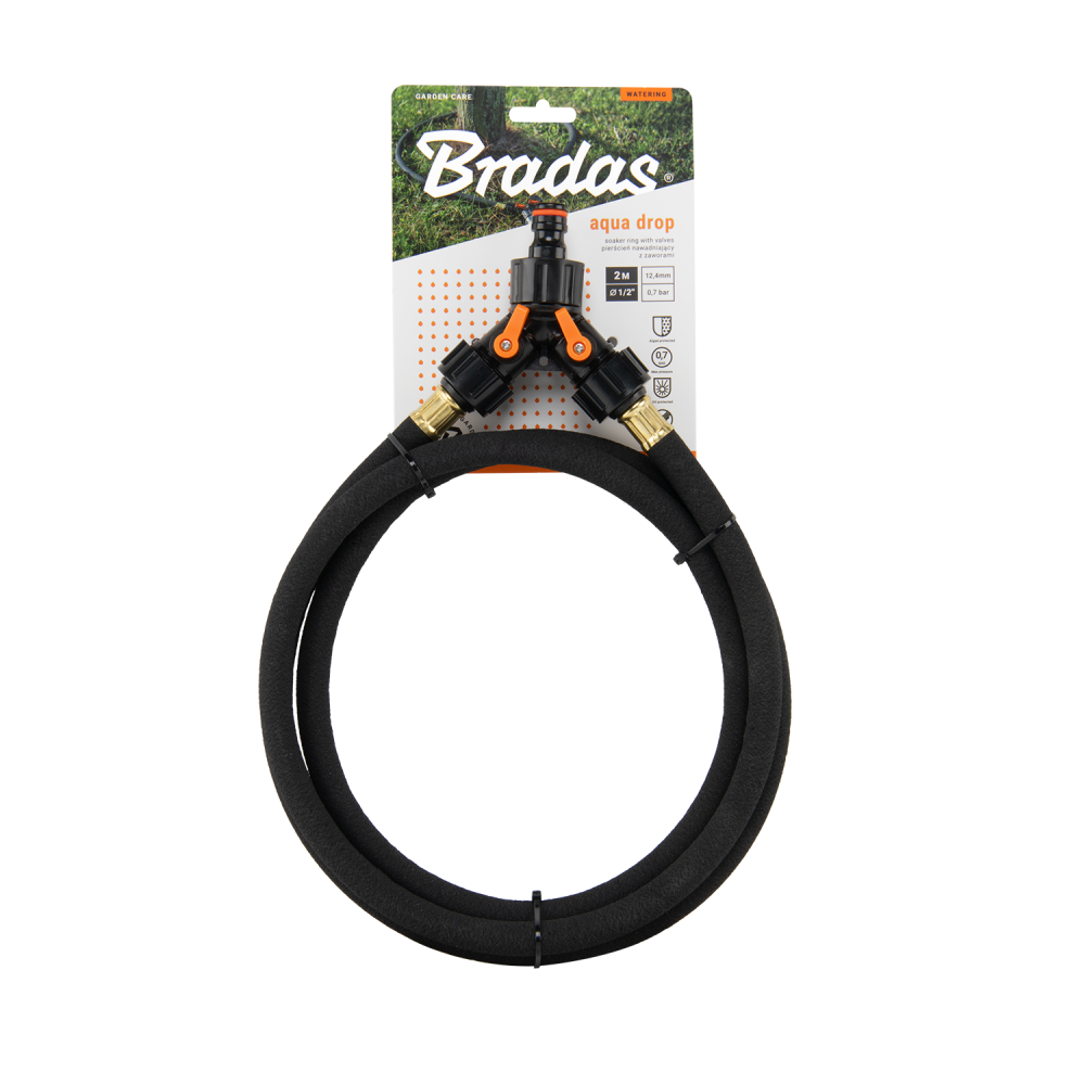 Bradas AQUA DROP Boomdruppelslang met kraantjes 1/2" - 2 meter