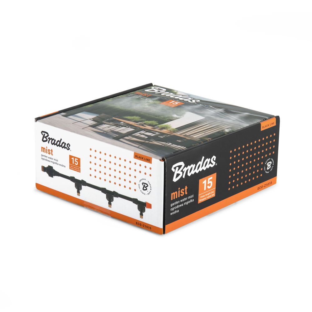 Complete watermistslang met clips en adapter