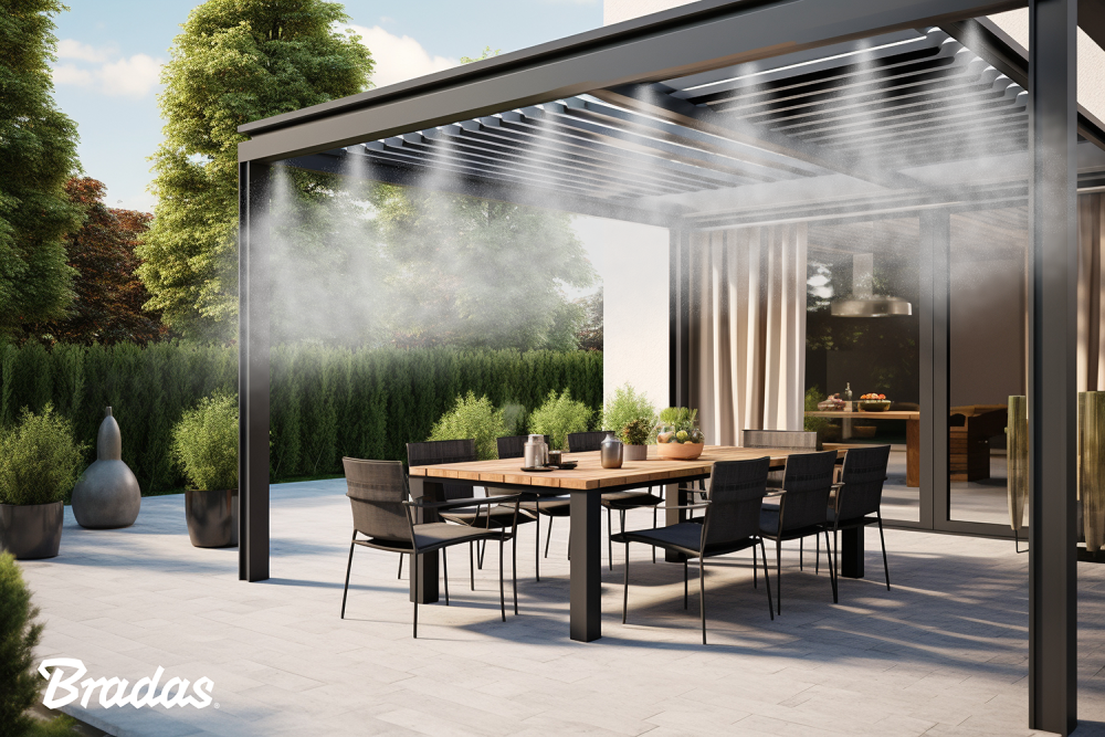 Bradas BLACK LINE tuinwatermistset 15 meter