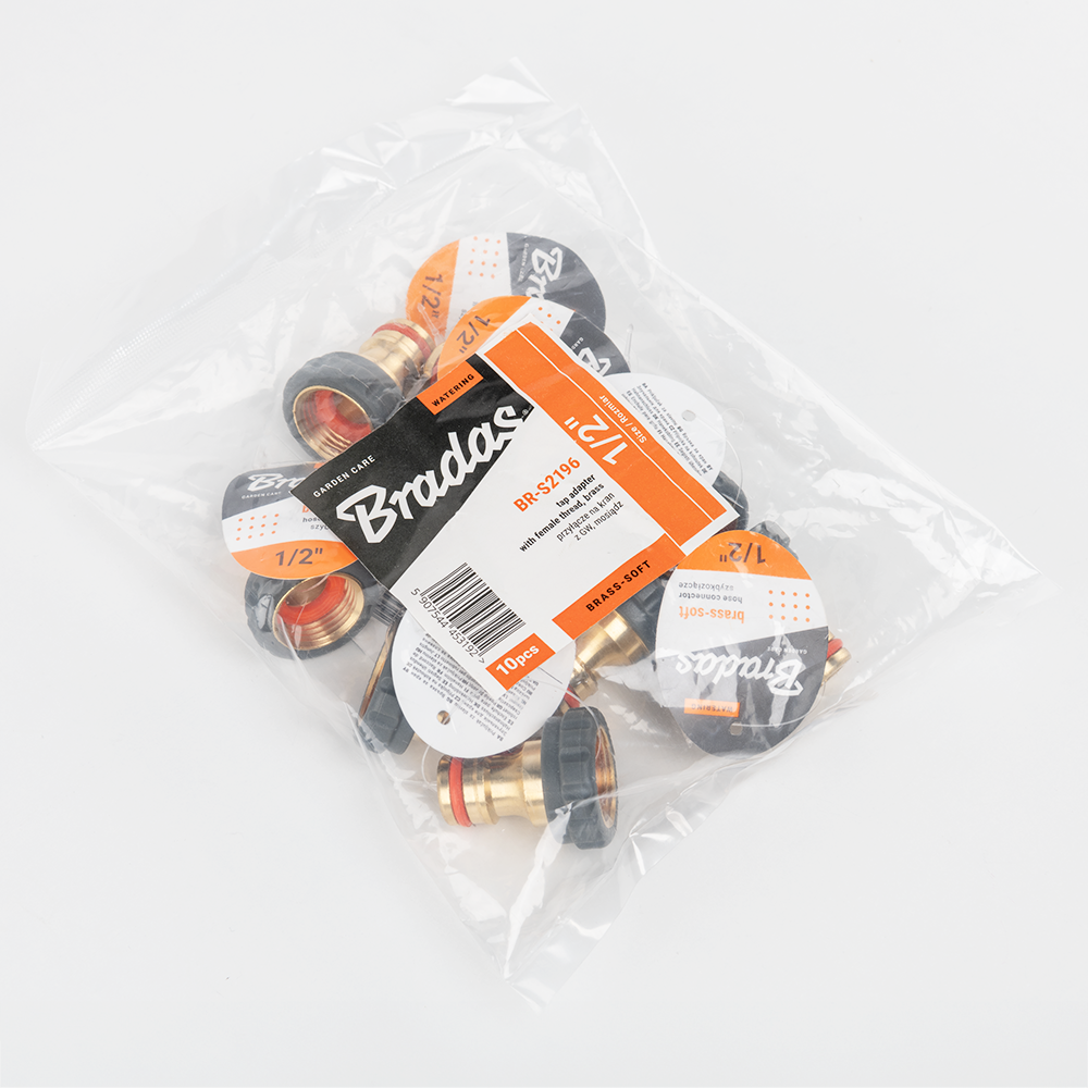 Kraanadapter messing met antislip coating