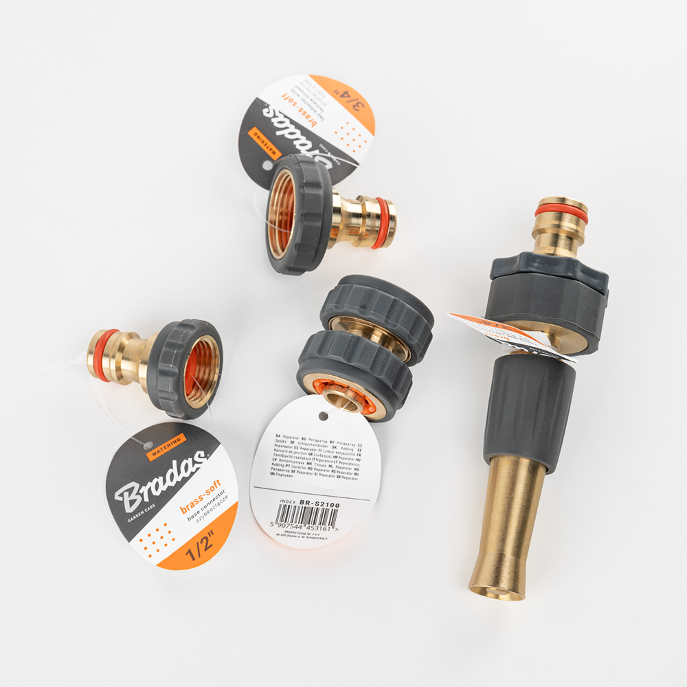 Bradas Soft koppeling voor tuinslang 13 mm