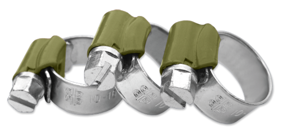 Bradas slangklem 20–32 mm wormschroef 12 mm band