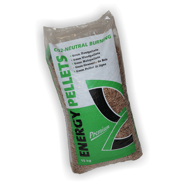 Energy Pellets Premium hele pallet 495 kg – 66 zakken hoogwaardige houtpellets met Din Plus-keurmerk