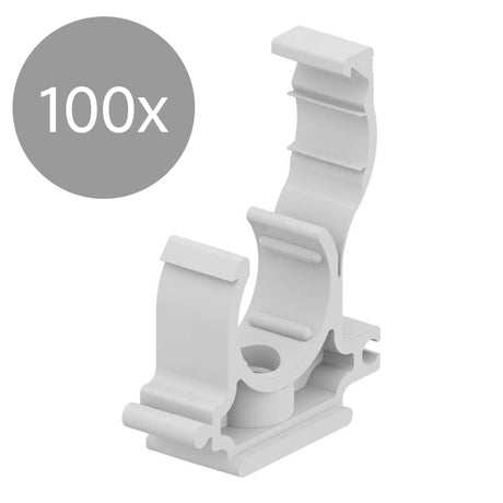 Bundel van 100 Uponor Uni Pipe Plus beugels 25 mm wit