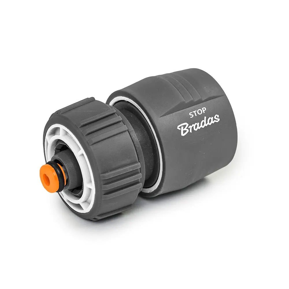 Bradas WHITE LINE Soft Koppeling 13 mm (1/2") met stop en antislip coating.