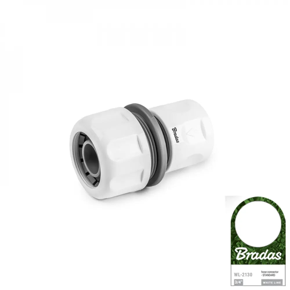 Bradas WHITE LINE Koppeling 19 mm (3/4") voor tuinslangen.
