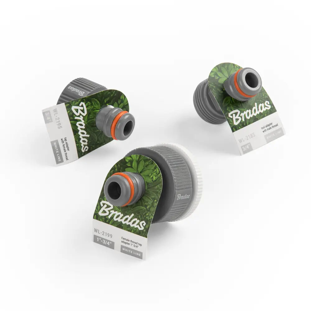 Bradas WHITE LINE Kraanadapter 19 mm (3/4") mannelijk Bradas