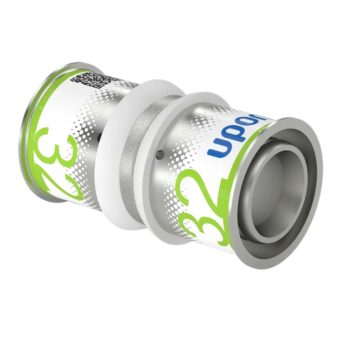 Messing koppeling voor gelijke buismaten