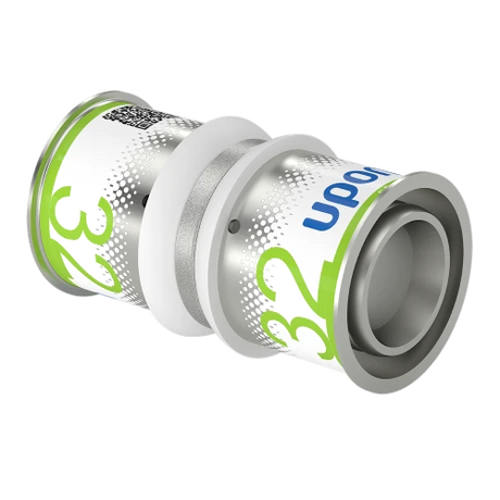 Messing koppeling voor gelijke buismaten