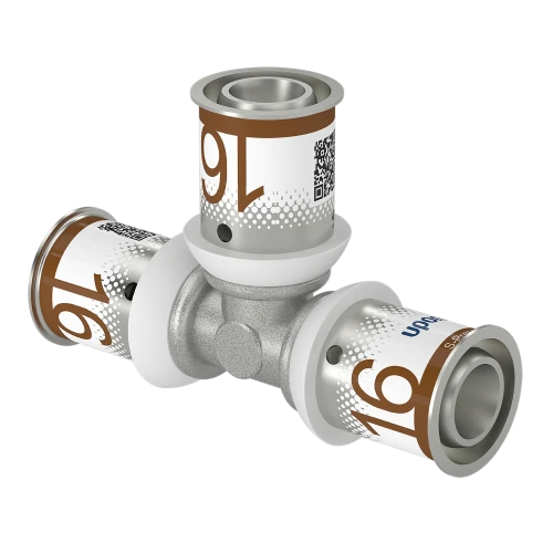 Uponor 16mm T-stuk S-press