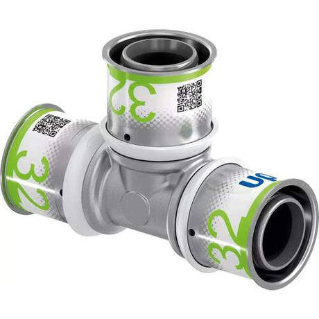 Uponor T-stuk persfitting van messing