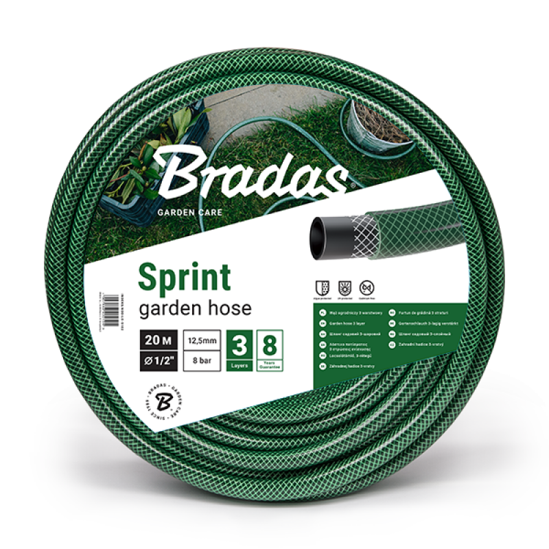 Bradas SPRINT afvoerslang 1 inch 50 meter