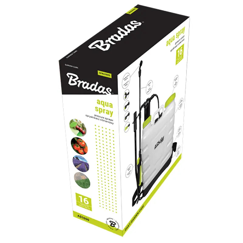 Bradas Rugzak Druksproeier 16 liter Tuinbesproeiing Installatie-shop.nl