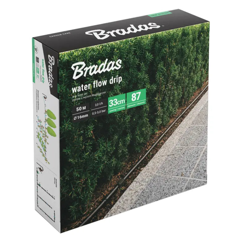Bradas Set WATER FLOW DRIP Slang 50m bewatering | Installatie-shop.nl