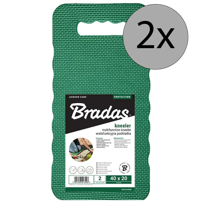 Bradas Multifunctionele Kniemat 2 stuks Oranje 40x20x2 cm - Kniekussen Tuin - Kniebeschermers - Tuinieren - Kniesteun - Kniebescherming Klussen - Knielkussen - Cadeau Tuin - Cadeau Man - Cadeau Vrouw - Cadeau voor Man Installatie-shop.nl