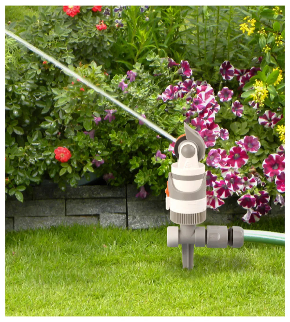 Bradas WHITE LINE 4-Patronen tandwiel aangedreven Sproeier - sectorsproeier - 350 m2 Bradas