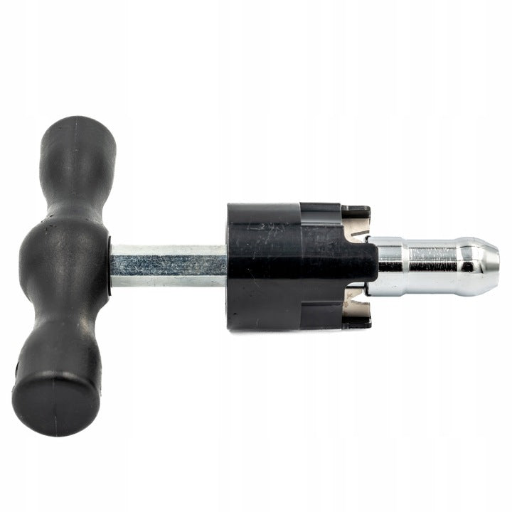 Diamond kalibrator voor 16 mm PEX buizen, robuust en duurzaam met ontbramer voor efficiënte buiskalibratie en strakke verbindingen.