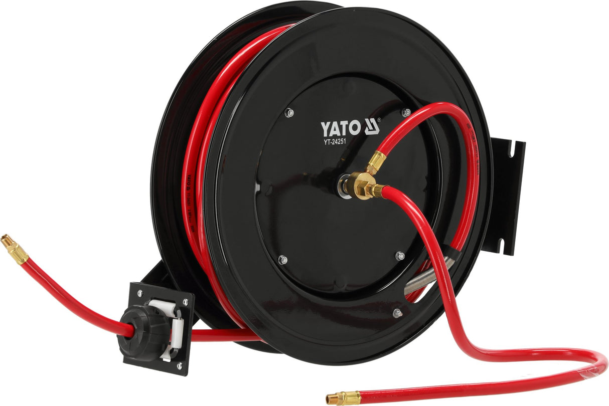 Yato metalen luchtslanghaspel 20 meter 3/8 inch