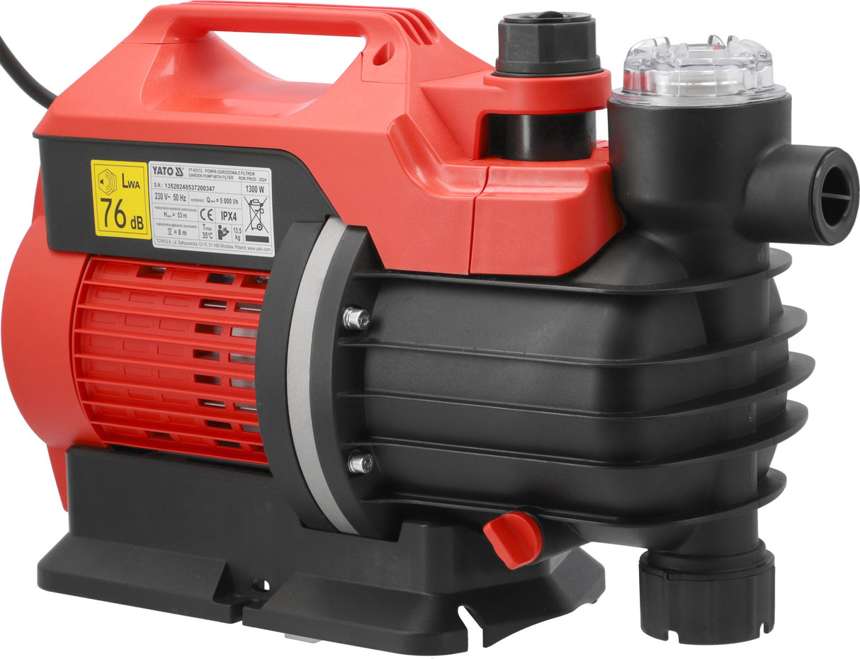 Toepassing van Yato pomp bij een tuinberegeningssysteem