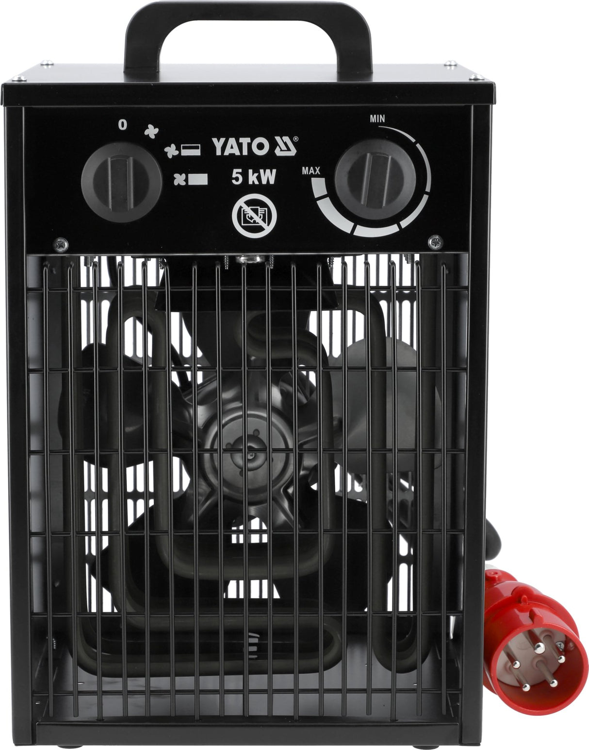 Industriële heater met ventilator- en verwarmingsfunctie