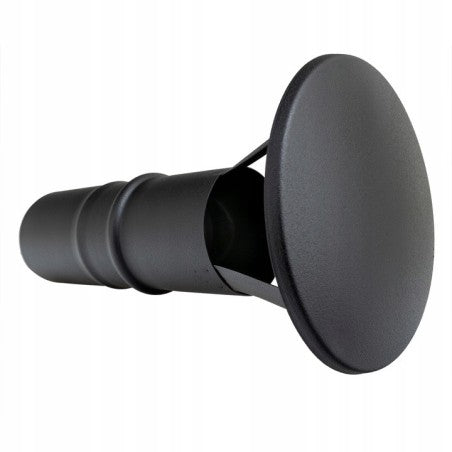 Darco schoorsteenkap 80 mm op metalen rookgasafvoer