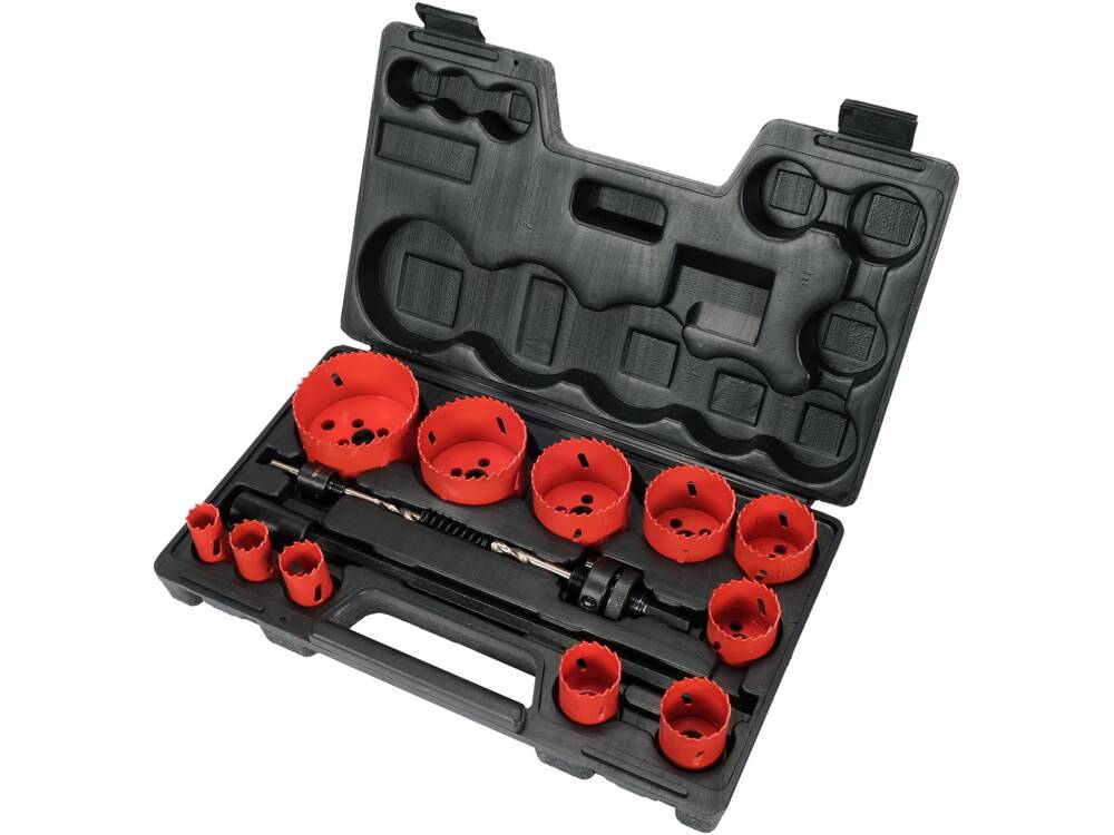 Hoogwaardige Yato hout- en metaalboor set met HSS M3 zaagtanden