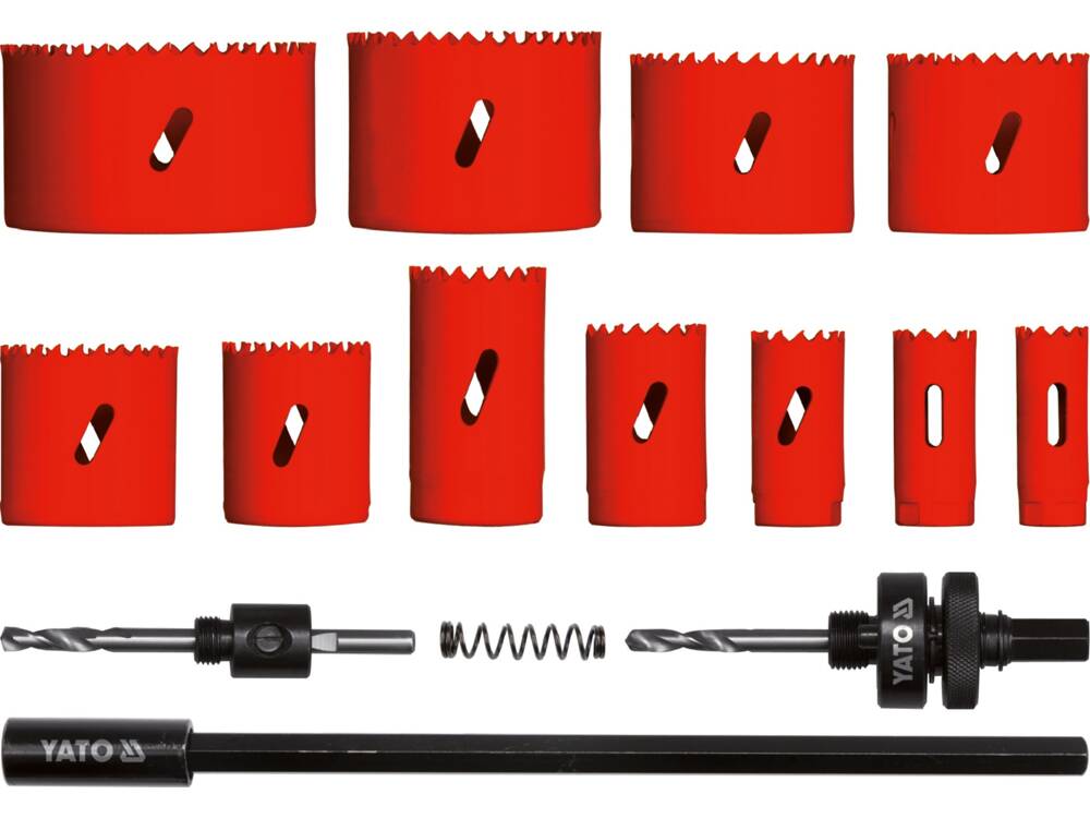Gatenzagenset met progressieve tandverdeling voor efficiënt boren – Yato