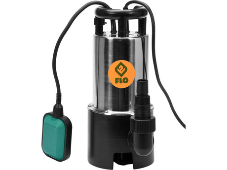 Krachtige 1100W dompelpomp met automatische vlotterschakelaar