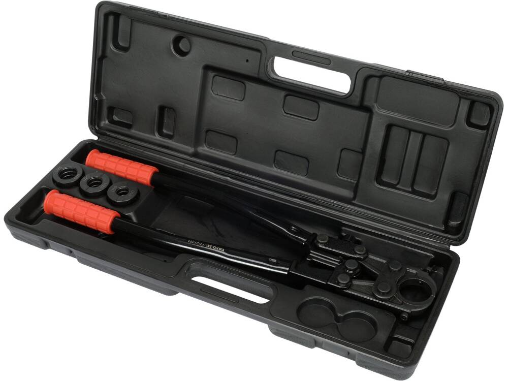 Professionele Yato handperstang met U-matrijzen 16, 20 en 25 mm