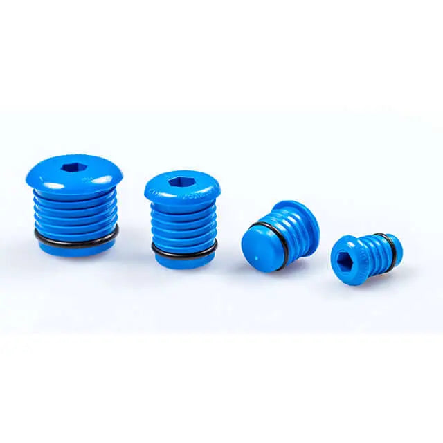 Diamond Afpers plug 16 mm blauw
