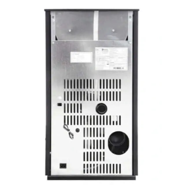 Ferretti Milano pelletkachel zwart met display en glasdeur