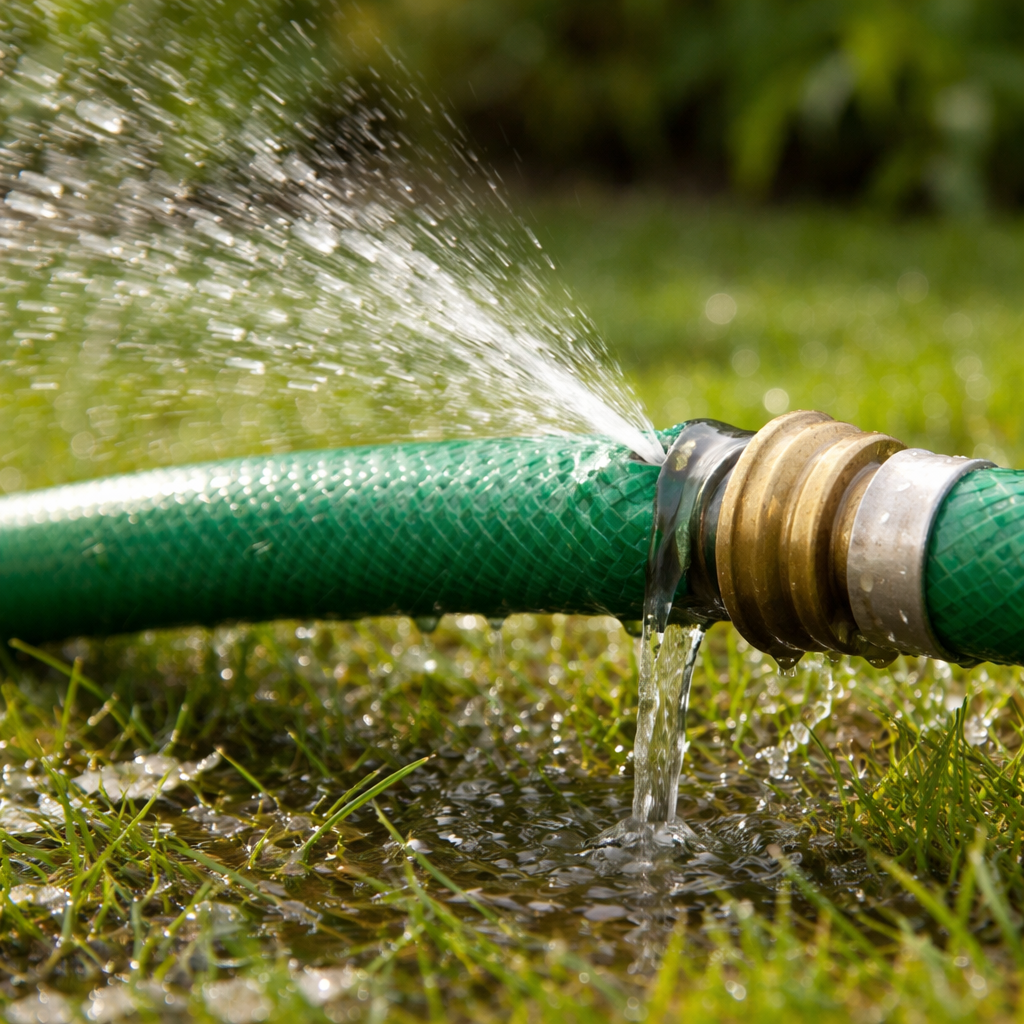 Lekkende tuinslang of koppeling? Zo los je het in 2 minuten op