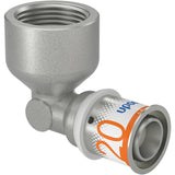 Uponor S-Press Plus Persfitting kniekoppeling 90° binnendraad