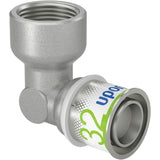 Uponor S-Press Plus Persfitting kniekoppeling 90° binnendraad