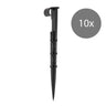 Bradas buisklem - grondklem voor 16mm Slang - Lengte 18cm - 10 stuks