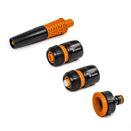 Bradas BLACK LINE 4-delige Starterset voor tuinslang | bij Installatie-shop.nl